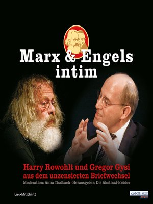 cover image of Marx & Engels intim